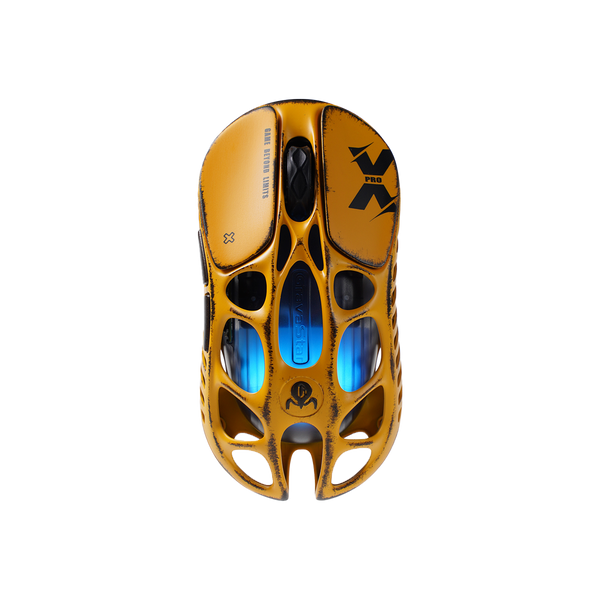 MOUSE GRAVASTAR MERCURY X PRO | INALAMBRICO | 8000 HZ | 32,000 DPI | BATTLE WORN YELLOW | PREVENTA