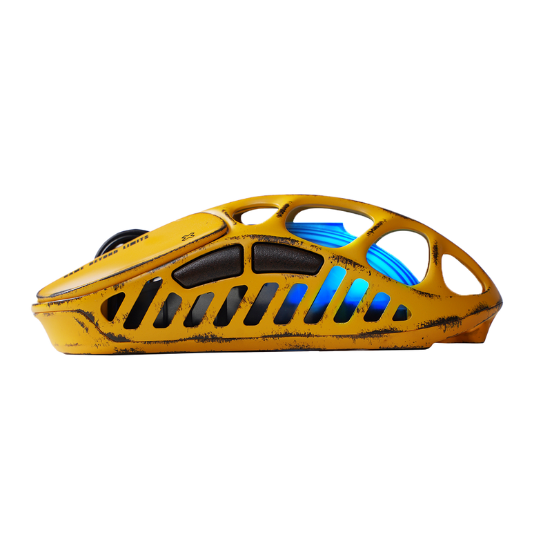 MOUSE GRAVASTAR MERCURY X PRO | INALAMBRICO | 8000 HZ | 32,000 DPI | BATTLE WORN YELLOW | PREVENTA