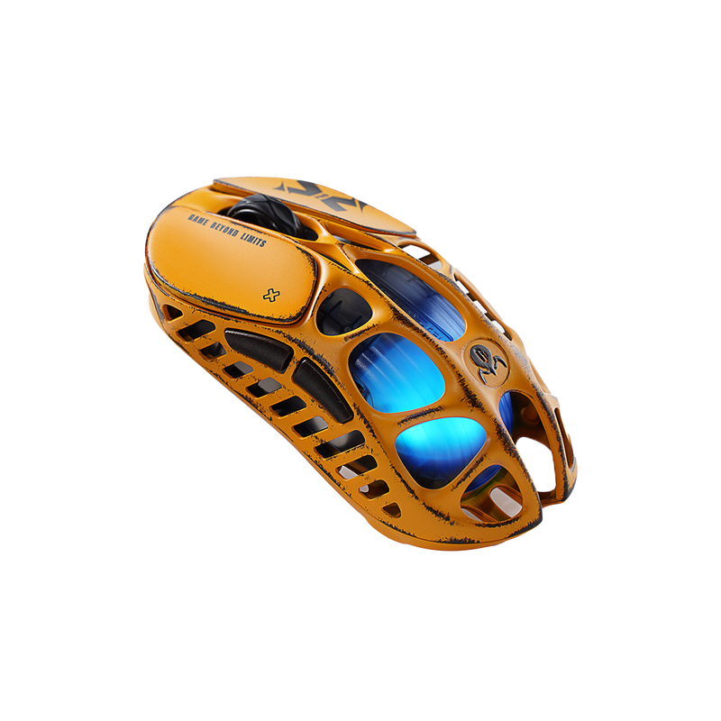 MOUSE GRAVASTAR MERCURY X PRO | INALAMBRICO | 8000 HZ | 32,000 DPI | BATTLE WORN YELLOW | PREVENTA