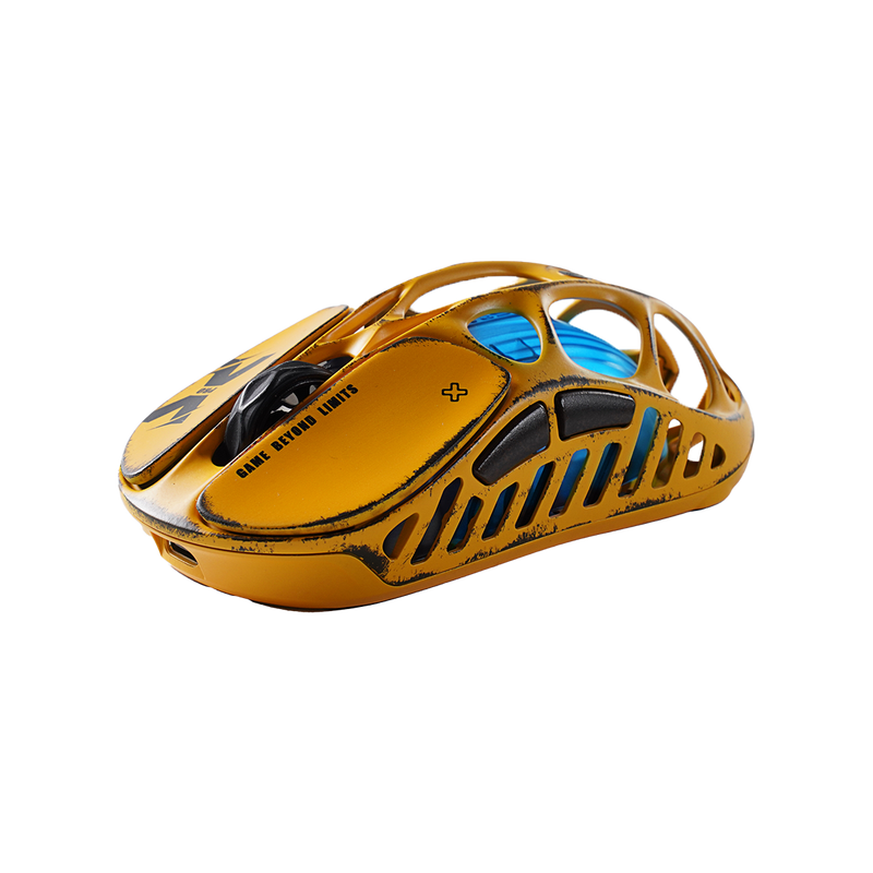 MOUSE GRAVASTAR MERCURY X PRO | INALAMBRICO | 8000 HZ | 32,000 DPI | BATTLE WORN YELLOW | PREVENTA