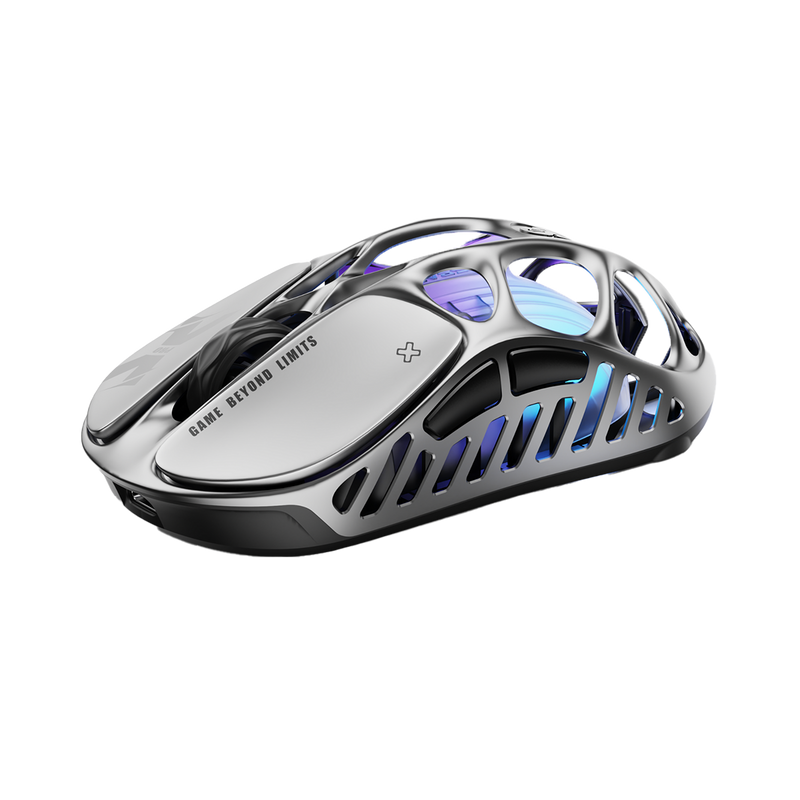 MOUSE GRAVASTAR MERCURY X PRO | INALAMBRICO | 8000 HZ | 32,000 DPI | INTERSTELLAR-SILVER | PREVENTA