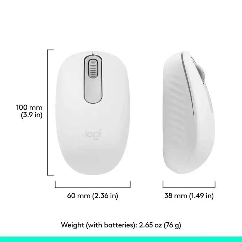 MOUSE LOGITECH M196 | BLUETOOTH | 1,000 DPI | BLANCO