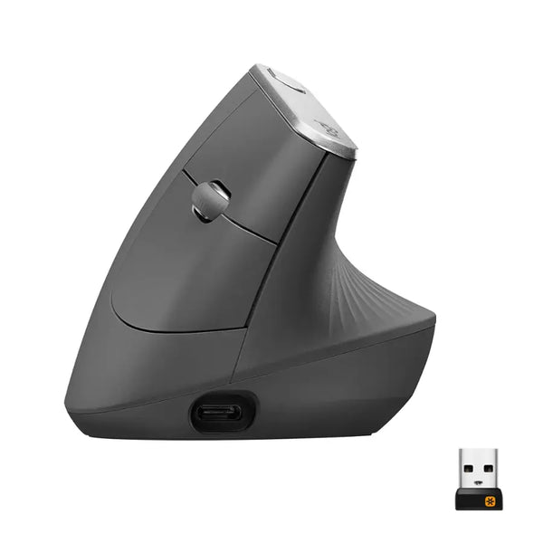 MOUSE LOGITECH MX VERTICAL ADVANCED ERGONOMIC | BLUETOOTH-INALAMBRICO | 4000 DPI | NEGRO