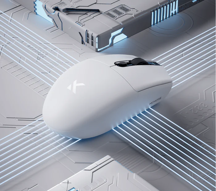 MOUSE MCHOSE G3 ULTRA | INALAMBRICO | 8000 Hz | BLANCO
