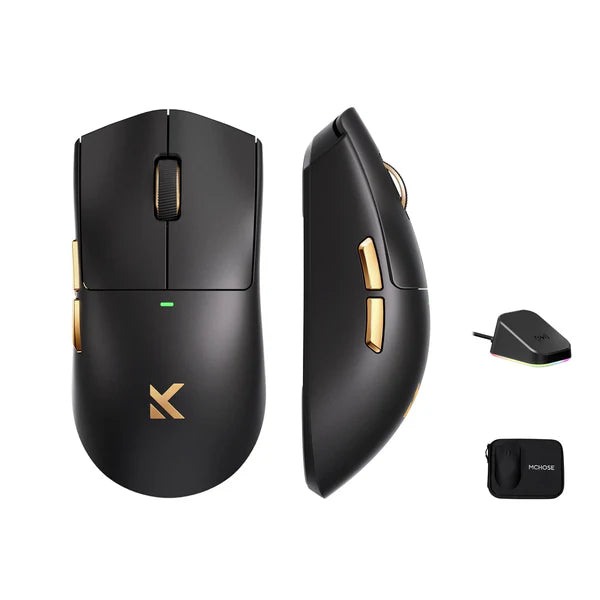 MOUSE MCHOSE K7 ULTRA | INALAMBRICO | 8000 Hz | NEGRO