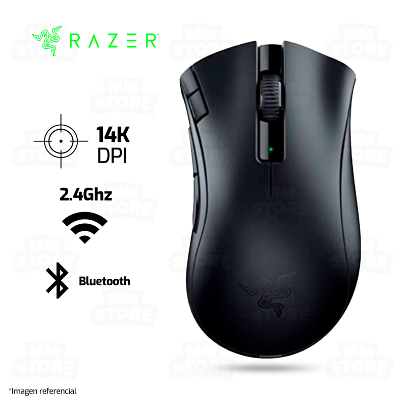 MOUSE RAZER DEATHADDER V2 X HYPERSPEED | INALAMBRICO | 14.000 DPI | NEGRO