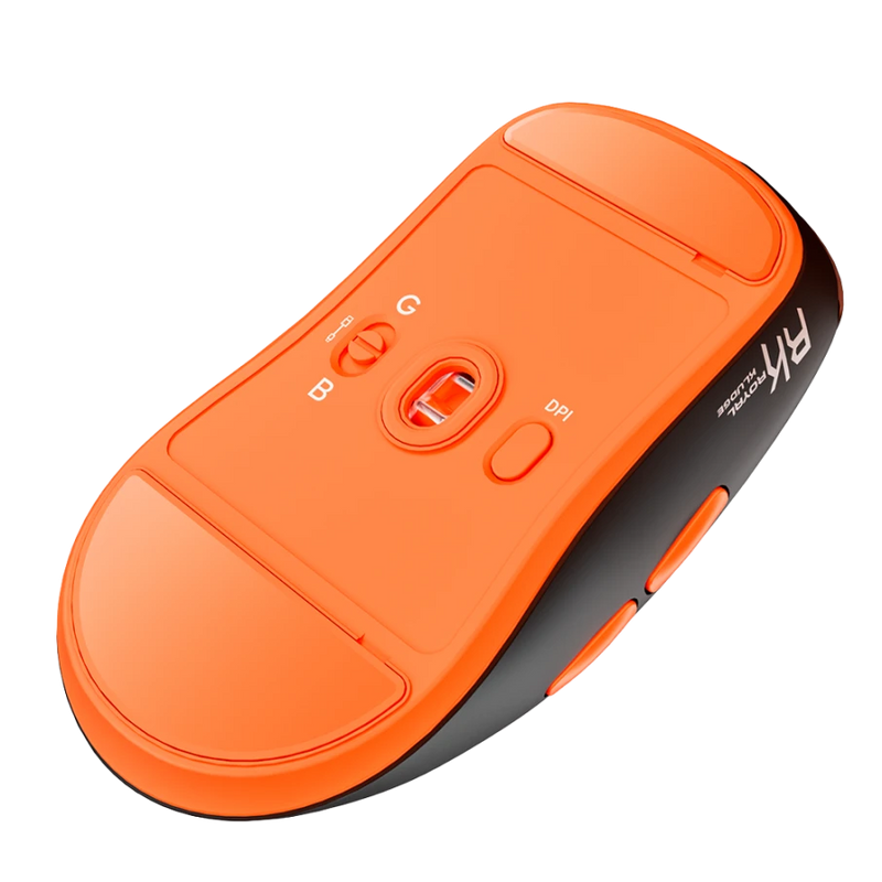 MOUSE ROYAL KLUDGE M30 | INALAMBRICO | NEGRO-NARANJA