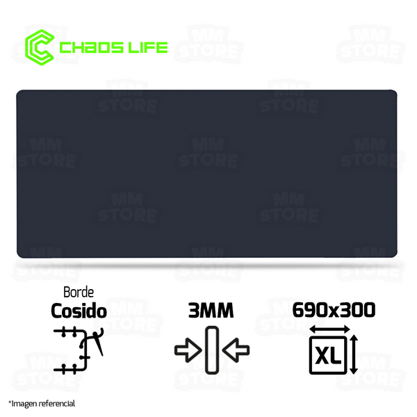 MOUSEPAD XL | 690 X 300 X 3MM | BORDE NEGRO