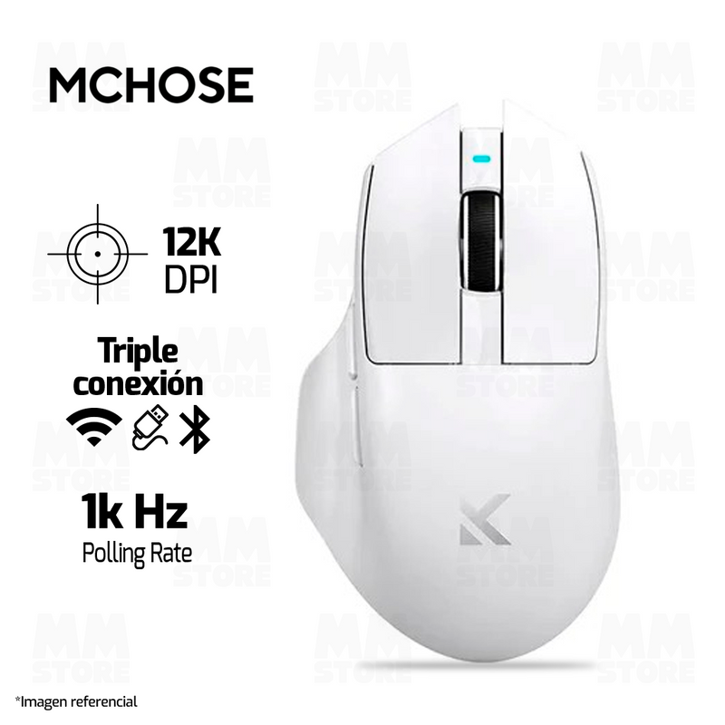 MOUSEMCHOSE G7 | INALAMBRICO | BLANCO