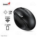 MOUSE GENIUS ERGO 8300S VERTICAL | INALAMBRICO | 1600 DPI | NEGRO