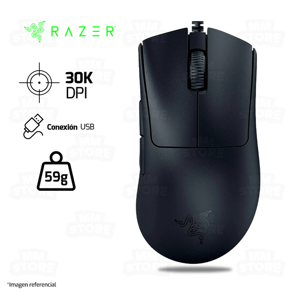 MOUSE RAZER DEATHADDER V3 | CABLEADO | 30,000 DPI | NEGRO