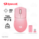 MOUSE REDRAGON K1NG PRO (1K HZ) M916-PRO-1K | INALAMBRICO | 26,000 DPI | ROSADO