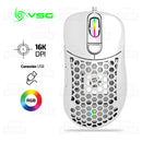 MOUSE VSG AQUILA AIR BRILLANTE 16,000 DPI RGB BLANCO | GRATIS 01 SKIN VSG