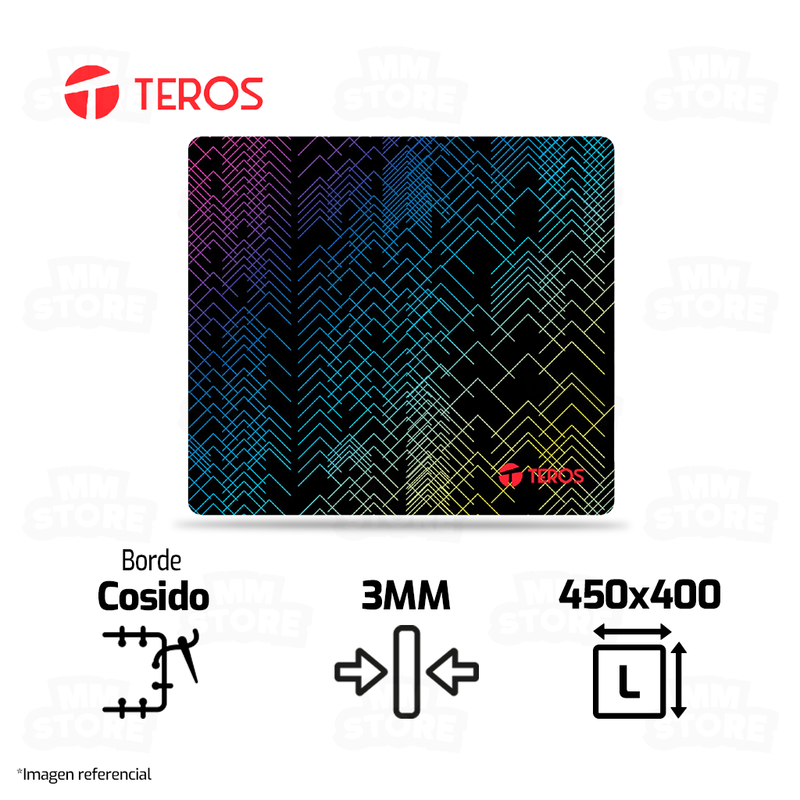 MOUSEPAD TEROS TE-5152 | L | 450 X 400 X 3MM