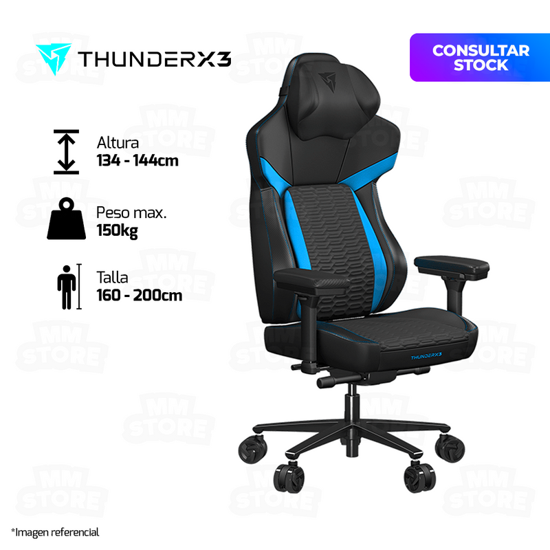 SILLA GAMER THUNDER X3 CORE | RACER BLUE