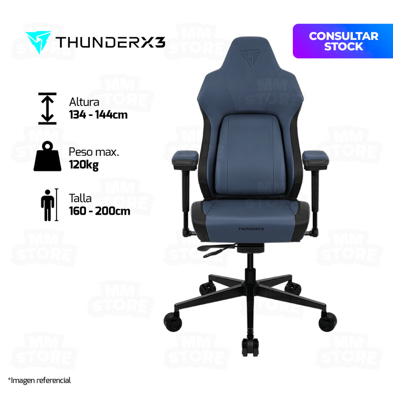 SILLA GAMER THUNDER X3 CORE | SMART MODERN BLUE