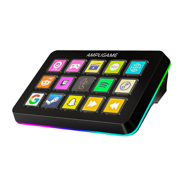STREAMING DECK FIFINE D6 | LCD | 15 TECLAS | NEGRO
