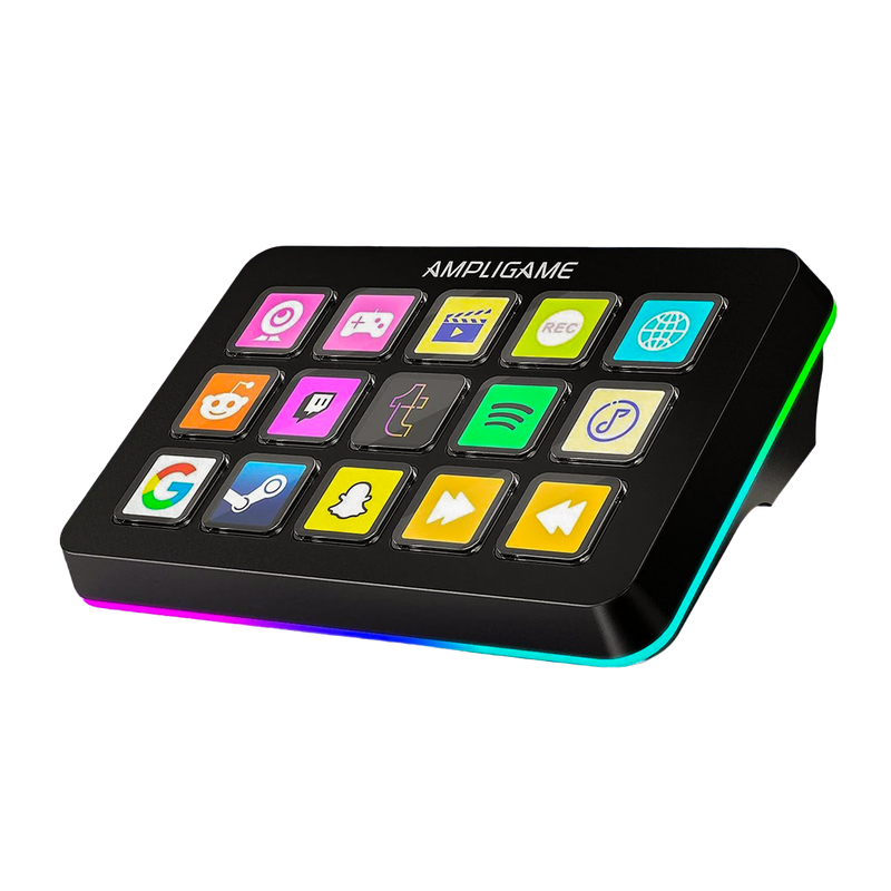 STREAMING DECK FIFINE D6 | LCD | 15 TECLAS | NEGRO