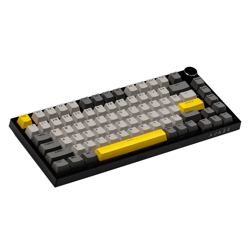 TECLADO AJAZZ AK820 | CABLEADO | RGB | SW-MOON | GRIS-BLANCO-AMARILLO
