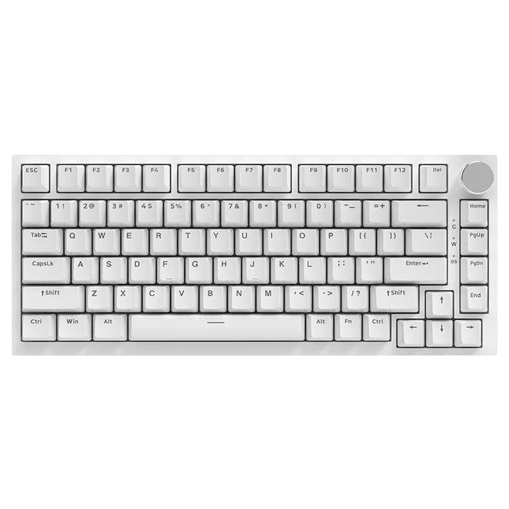 TECLADO AJAZZ AK820 | CABLEADO | ILUMINACION AZUL| SW-BLUE | BLANCO