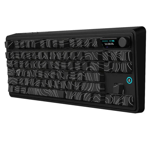 TECLADO AJAZZ AK870 PLUS | INALAMBRICO | RGB | MECANICO | SW-FLAMING RED | NEGRO