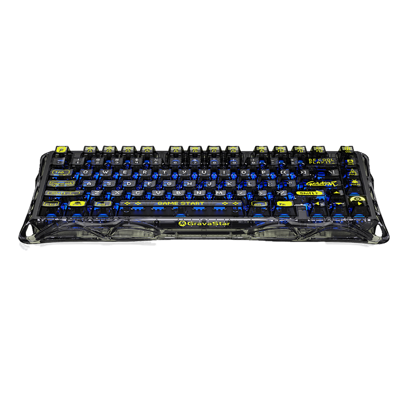 TECLADO GRAVASTAR MERCURY K1 LITE | RGB | INALAMBRICO | SW GRAVASTAR X BSUN | TRANSPARENT-BLACK | PREVENTA