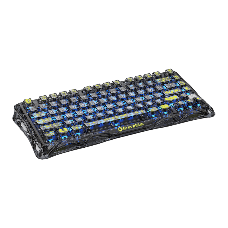TECLADO GRAVASTAR MERCURY K1 LITE | RGB | INALAMBRICO | SW GRAVASTAR X BSUN | TRANSPARENT-BLACK | PREVENTA