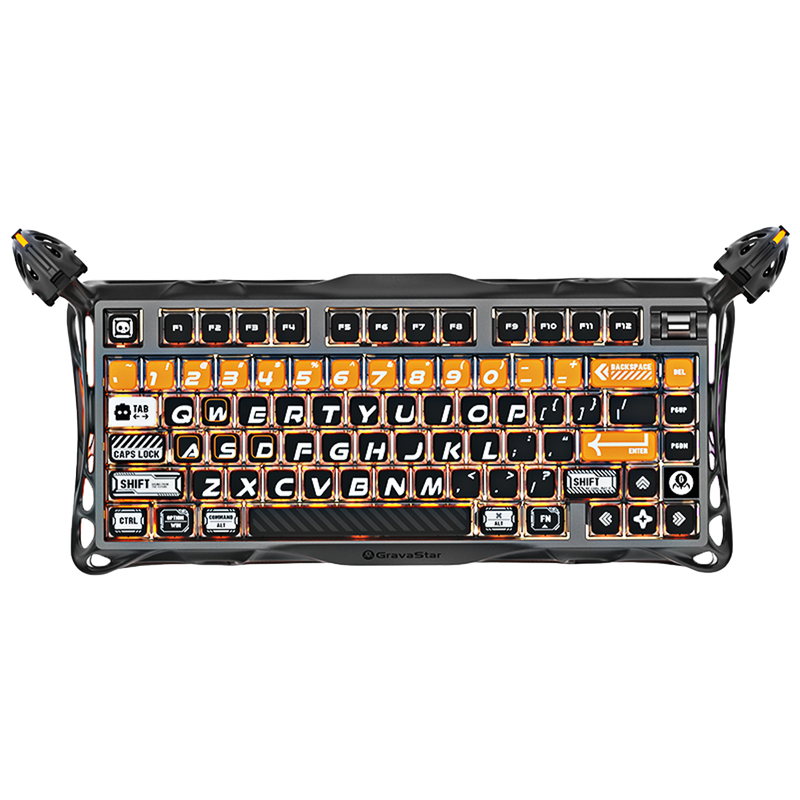 TECLADO GRAVASTAR MERCURY K1 PRO | RGB | INALAMBRICO | SW GRAVASTAR X KAILH | CYBERFLARE | PREVENTA