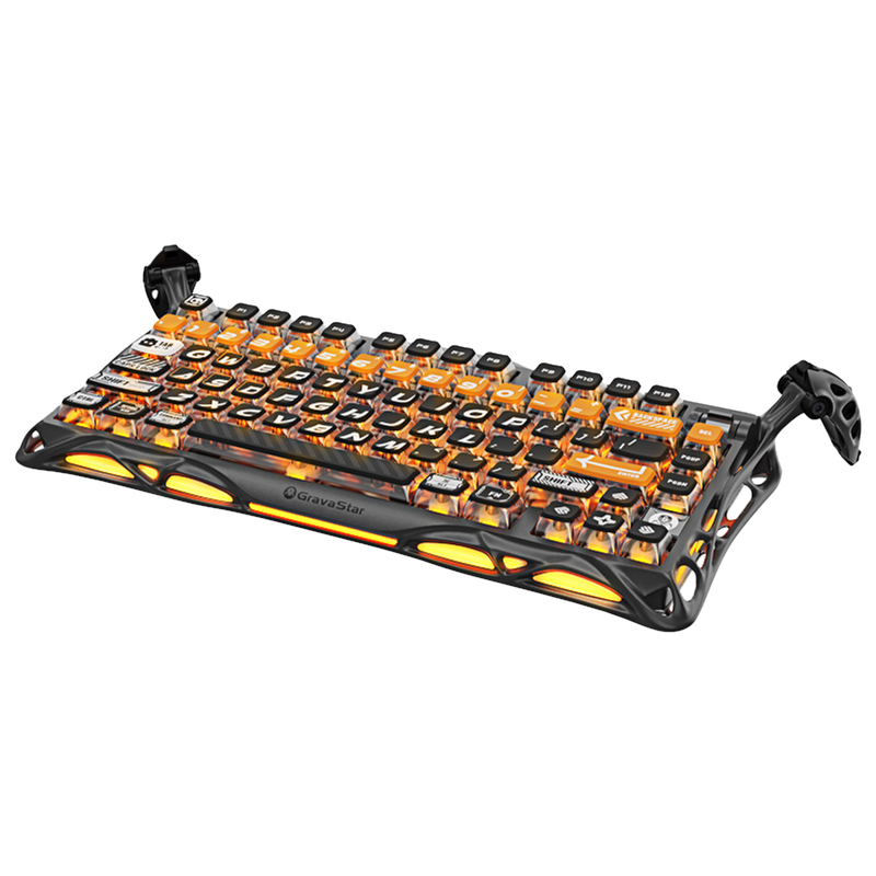 TECLADO GRAVASTAR MERCURY K1 PRO | RGB | INALAMBRICO | SW GRAVASTAR X KAILH | CYBERFLARE | PREVENTA