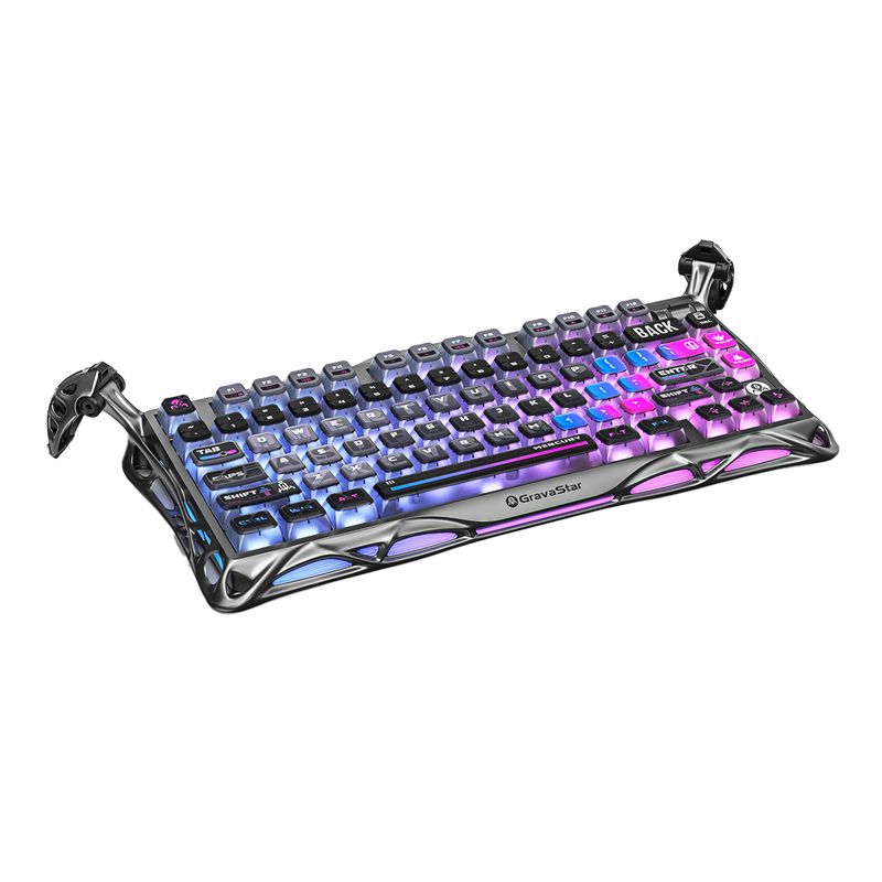 TECLADO GRAVASTAR MERCURY K1 PRO | RGB | INALAMBRICO | SW GRAVASTAR X KAILH | CYBERPUNK | PREVENTA