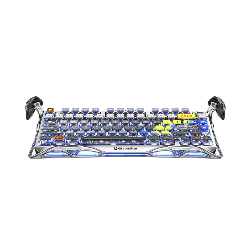 TECLADO GRAVASTAR MERCURY K1 PRO | RGB | INALAMBRICO | SW GRAVASTAR X KAILH | INTERSTELLAR-SILVER | PREVENTA