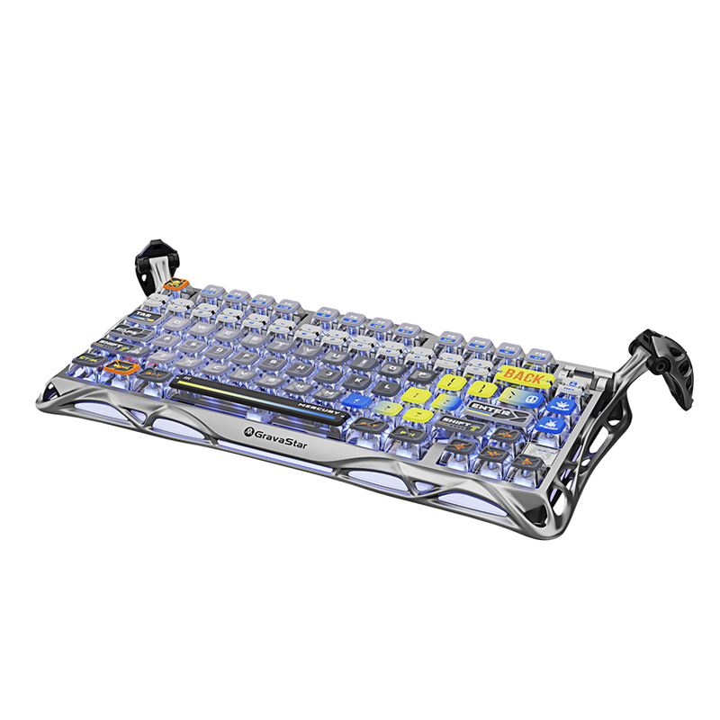 TECLADO GRAVASTAR MERCURY K1 PRO | RGB | INALAMBRICO | SW GRAVASTAR X KAILH | INTERSTELLAR-SILVER | PREVENTA