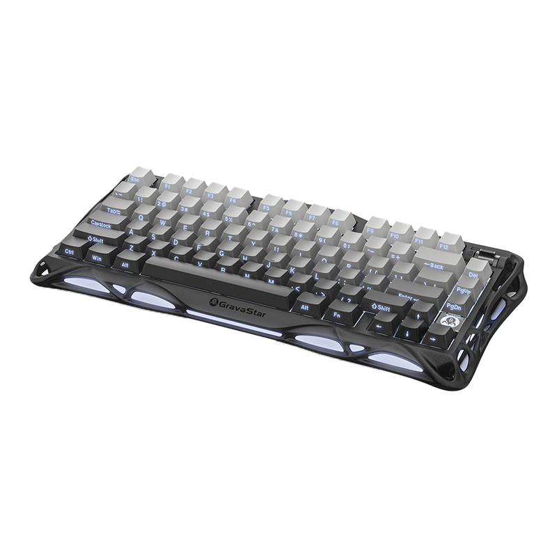 TECLADO GRAVASTAR MERCURY K1 | RGB | INALAMBRICO | SW GRAVASTAR X KAILH| NEGRO-DEGRADADO | PREVENTA