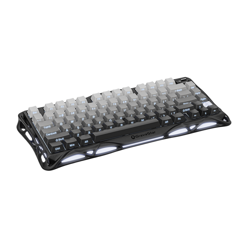TECLADO GRAVASTAR MERCURY K1 | RGB | INALAMBRICO | SW GRAVASTAR X KAILH| NEGRO-DEGRADADO | PREVENTA