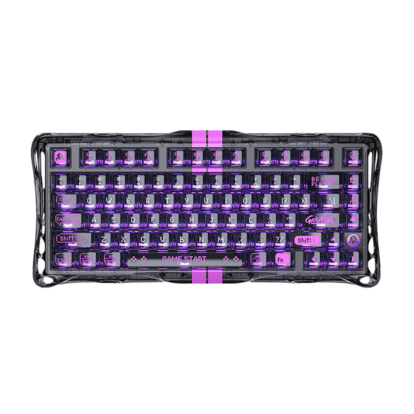 TECLADO GRAVASTAR MERCURY V75 HE LITE | RGB | CABLEADO | SW MAGNETICO GRAVASTAR BLACKCORE | TRANSPARENT-BLACK | PREVENTA