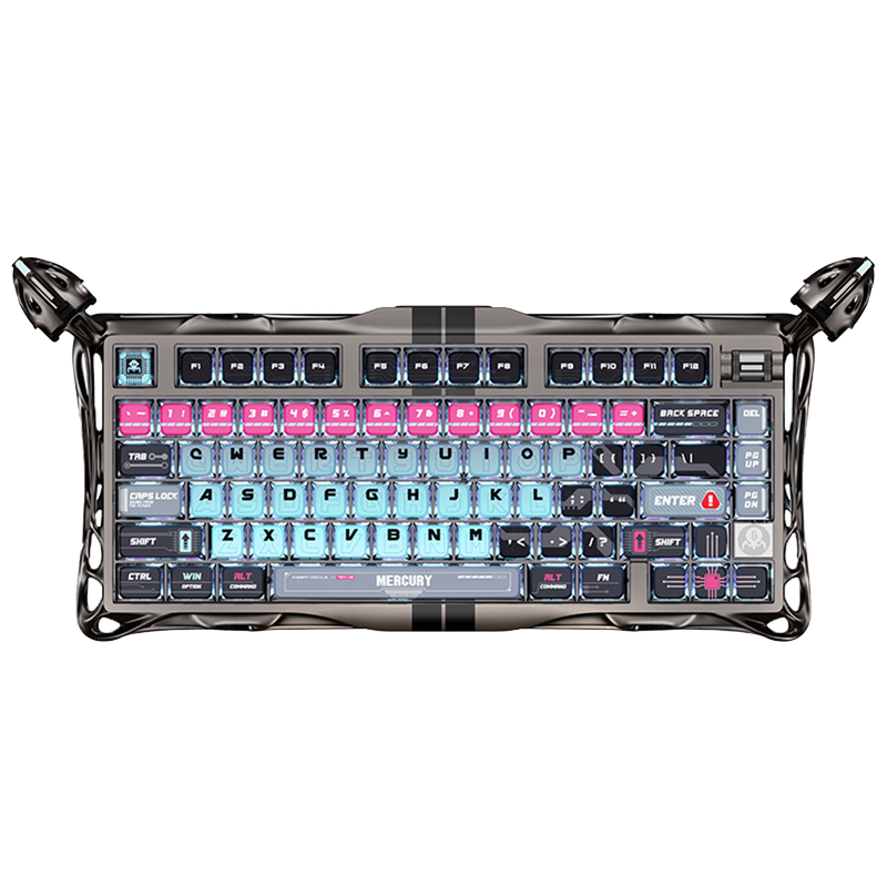 TECLADO GRAVASTAR MERCURY V75 PRO | RGB | MAGNETICO| SW GRAVASTAR X GATERON JADE PRO | CYBERPUNK | PREVENTA