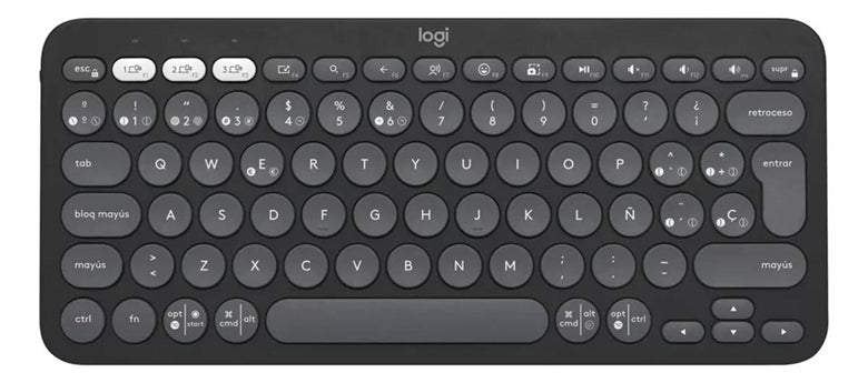 TECLADO LOGITECH PEBBLE 2 K380S | BLUETOOTH WIRELESS | GRAPHITE