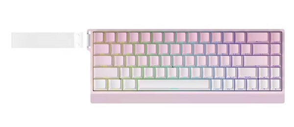 TECLADO MAGNÉTICO IROK CAROTMAS MER68 | SW-PURPLE | RGB | CABLEADO | ROSADO DEGRADADO