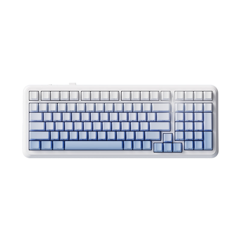 TECLADO MCHOSE K99 V2 | INALAMBRICO | MECANICO | SW ICE CREAMSICLE | RGB | GLACIER DEGRADADO
