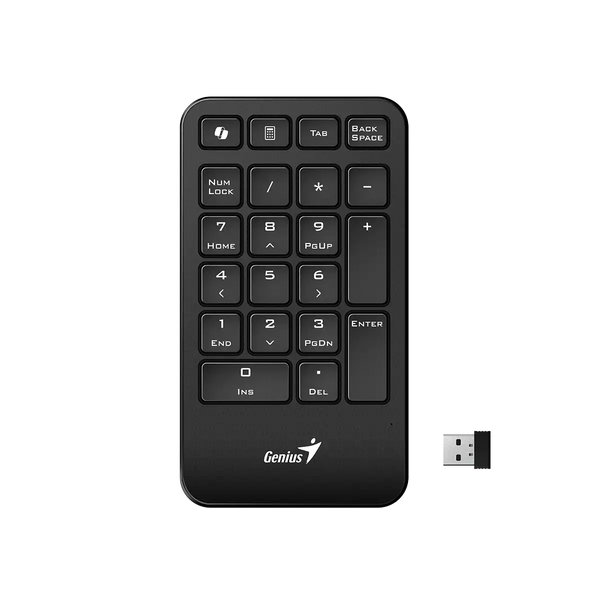 TECLADO NUMERICO GENIUS NUMPAD 1000 COPILOT CHOCOLATE | INALAMBRICO | MEMBRANA | NEGRO