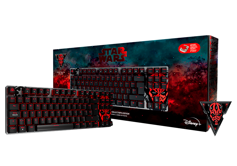 TECLADO PRIMUS BALLISTA81T PKS-S080DS-S | MECANICO | SW-RED | LUZ ROJA