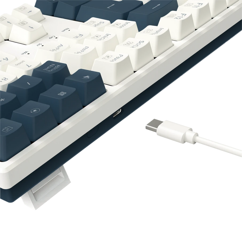 TECLADO REDRAGON TRUNDLE K668WBO | MECANICO | SW-RED | ESPAÑOL | RGB | BLANCO-AZUL-NARANJA