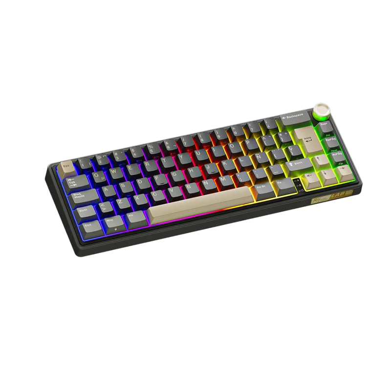TECLADO ROYAL KLUDGE R65 | ESPAÑOL | MECANICO| SW-CHARTREUSE | RGB | PHANTOM