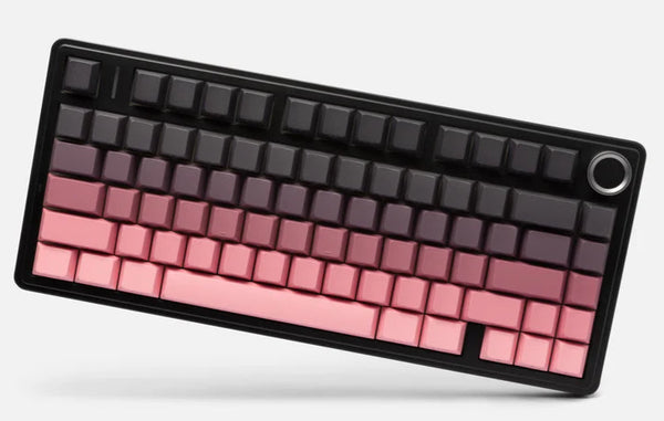 PREVENTA - TECLADO AULA F75 | INALAMBRICO |  MECANICO | SW-GREEN | RGB | NEGRO - ROSADO DEGRADADO
