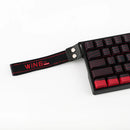 TECLADO MAGNÉTICO AULA WIN68HE MAX | RGB | CABLEADO | NEGRO - ROJO