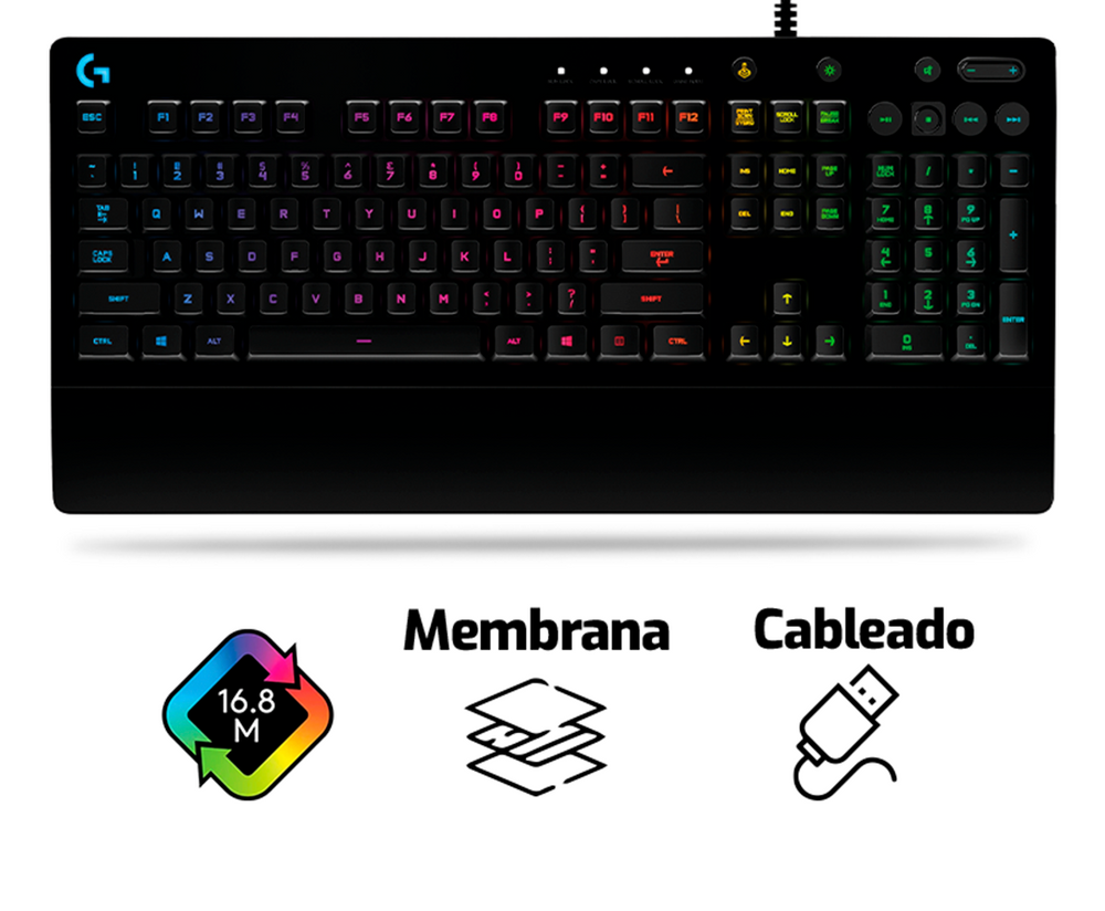 Mechanical Keyboard Teclado Logitech G213 Prodigy Rgb Logitech