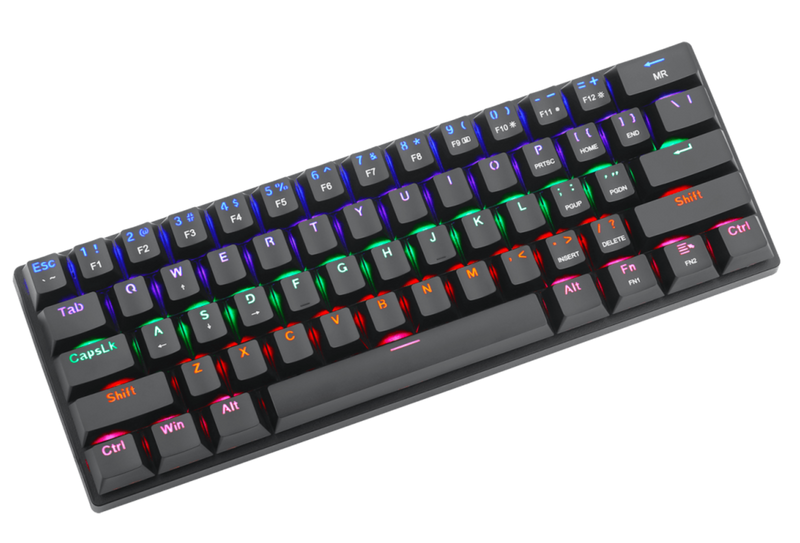 TECLADO T-DAGGER ARENA T-TGK321 | ESPAÑOL | MECANICO | SW-BROWN | RAINBOW | NEGRO