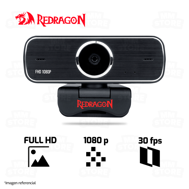 Webcam Redragon Fhd 1080p WEBCAM REDRAGON HITMAN