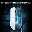 MOUSE ATTACK SHARK X11 | INALAMBRICO - BLUETOOTH | 22,000 DPI | BLANCO