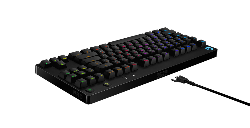 TECLADO LOGITECH GPRO | MECANICO | SW-GX BLUE | RGB | NEGRO